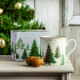 Kubek świąteczny porcelanowy EASY LIFE FESTIVE TREES 300 ml