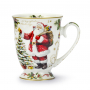 Kubek świąteczny porcelanowy MAGIC CHRISTMAS SANTA BIAŁY 250 ml