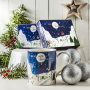 Kubek świąteczny porcelanowy X-MASS MUG SKI GRANATOWY 350 ml