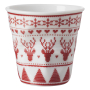 REVOL Froisses Woody 180 ml - kubek świąteczny porcelanowy