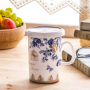 Kubek z zaparzaczem porcelanowy DUO ALASKA BIAŁY 320 ml 