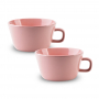 Kubki porcelanowe AFFEK DESIGN NADINE JASNORÓŻOWE 500 ml 2 szt.