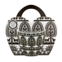 Kubek porcelanowy DUO ETNO WZÓR KURPIOWSKI 460 ml