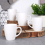 Kubki porcelanowe EXCELLENT HOUSEWARE 220 ml 4 szt.