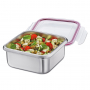 KUCHENPROFI Salad Square 1,7 l - lunch box / śniadaniówka ze stali nierdzewnej