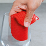 KUCHENPROFI Trend czerwona - myjka do mycia naczyń silikonowa