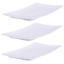 LA PORCELLANA BIANCA Essenziale Gourmet 28 x 17 cm 3 szt.- półmiski porcelanowe