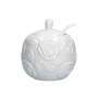LA PORCELLANA BIANCA Florentina 270 ml - cukiernica porcelanowa z łyżeczką