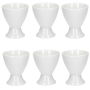 LA PORCELLANA BIANCA Uova 6 szt. - kieliszki na jajka porcelanowe