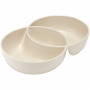LADELLE Loop Serving Bowl kremowa - miseczka do dipów i na przekąski porcelanowa