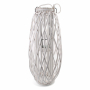 Lampion dekoracyjny bambusowy LUCIE BAMBOO BIAŁY 80 cm