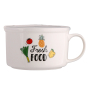 Lunch box / Śniadaniówka hermetyczna porcelanowa FRESH FOOD 0,8 l