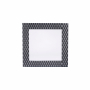 Lustro dekoracyjne DUO FOXI SQUARE CZARNE 50 x 50 cm