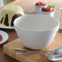 MASON CASH Pastel stone 1 l kremowa - miska kuchenna na pudding ceramiczna