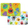 Mata stołowa / Podkładka na stół plastikowa dwustronna CALA HOME KIDS MONSTERS WIELOKOLOROWA 43 x 28,5 cm 