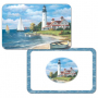 Mata stołowa / Podkładka na stół plastikowa dwustronna CALA HOME LIGHTHOUSE MURAL WIELOKOLOROWA 43 x 28,5 cm 