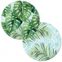 Mata stołowa / Podkładka na stół plastikowa dwustronna CALA HOME TROPICAL FOLIAGE 34 cm