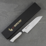MCUSTA Zanmai Classic Damascus Corian 18 cm - nóż japoński Santoku ze stali damasceńskiej