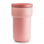 MEPAL Ellipse Nordic Pink 275 ml jasnoróżowy - kubek plastikowy z pokrywką