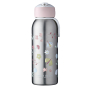 MEPAL Flip-Up Campus Flowers And Butterflies 0,35 l - termos / butelka termiczna ze stali nierdzewnej