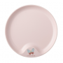 MEPAL Mio Flowers And Butterflies 22 cm różowy - talerzyk obiadowy dla dzieci płytki plastikowy
