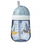 MEPAL Mio Sailors Bay 300 ml morski - kubek dla dzieci plastikowy ze słomką