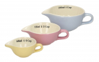MASON CASH Ceramic wielokolorowe 3 szt. - miarki kuchenne ceramiczne