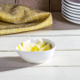 Miseczka do dipów i na przekąski porcelanowa KROPLA BIAŁA 100 ml 