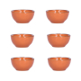 Miseczki do dipów i na przekąski kamionkowe ROSE TULIPANI CONCERTO ARANCIONE 7 cm 6 szt.
