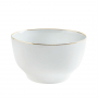 KAHLA Magic Grip Diner Line Of Gold 3,8 l biała - miska / salaterka porcelanowa