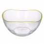 Miska / Salaterka szklana GLASMARK FALA ŻÓŁTA 2 l
