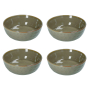 Miski / Salaterki kamionkowe ROSE TULIPANI CONCERTO GRIGIO TORTORA 20 cm 4 szt.