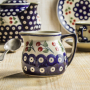 Mlecznik / Dzbanek do mleka ceramiczny Manufaktura Bolesławiec 200 ml - dek. 70WI