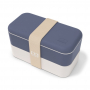 MONBENTO Bento Original Blue Natural 1 l kremowo - niebieski - lunch box / śniadaniówka dwukomorowa plastikowa 