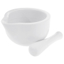Moździerz kuchenny do przypraw i ziół porcelanowy z tłuczkiem EXCELLENT HOUSEWARE 10,5 cm