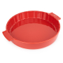 PEUGEOT Appolia 28 cm czerwona - forma do pieczenia tarty ceramiczna