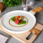 NAVA Terrestrial 26,5 cm - talerz do serwowania przekąsek porcelanowy