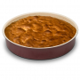 NAVA Terrestrial 32 cm bordowa - forma do pieczenia ciasta ze stali węglowej