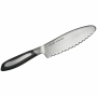 Nóż do krojenia chleba i pieczywa ze stali nierdzewnej TOJIRO FLASH AMERYKAŃSKI CZARNY 15 cm