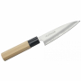 Nóż japoński Deba do filetowania ze stali wysokowęglowej SATAKE YOSHIMITSU SMALL KREMOWY 12 cm