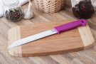 Nóż do wędlin ze stali nierdzewnej WURST 17,5 cm MIX KOLORÓW