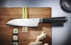 WMF Yari 16,5 cm - nóż Santoku ze stali nierdzewnej