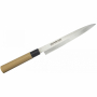 Nóż Yanagi Sashimi stalowy BUNMEI KREMOWY 21 cm