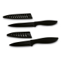 Noże kuchenne ze stali nierdzewnej z osłonami TADAR TEO 4 el.