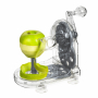 LURCH Apple szara - obieraczka / obierak do jabłek plastikowy