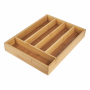 Organizer / wkład do szuflady na sztućce bambusowy TADAR 35,5 x 26,5 cm