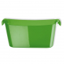 KOZIOL Boks zielony - organizer łazienkowy plastikowy