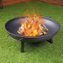 Palenisko ogrodowe metalowe z uchwytami AMBIANCE 58 cm 