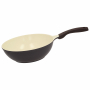 Patelnia / Wok ceramiczny KORKMAZ NATURA CZARNY 30 cm