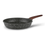 Patelnia granitowa nieprzywierająca STARKE PRO BLACK FLINT 28 cm